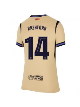 Barcelona Marcus Rashford #14 Replika Borta Kläder Dam 2025-26 Kortärmad
